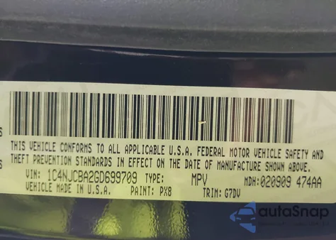 2016 Jeep Compass Sport Se из США, поврежденный, VIN 1C4NJCBA2GD699709